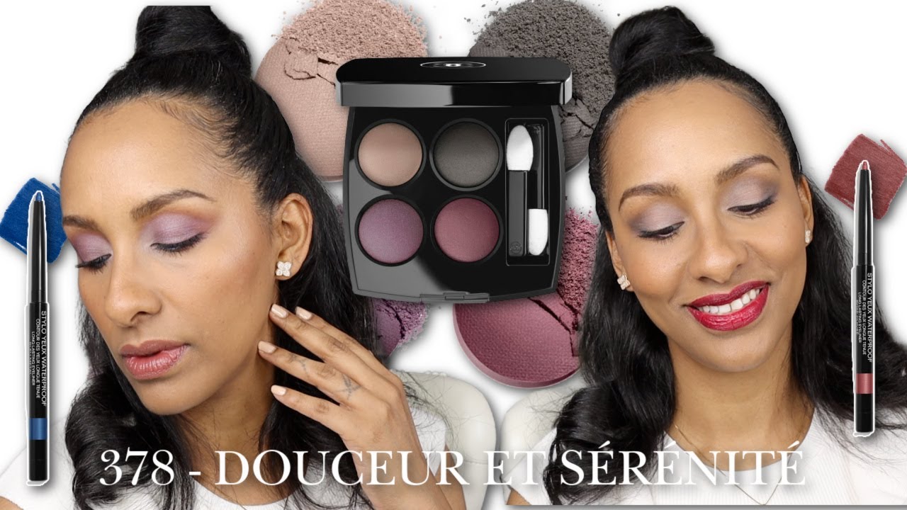 Chanel Douceur et Serenite + Lumieres et Vibration Quad Swatches