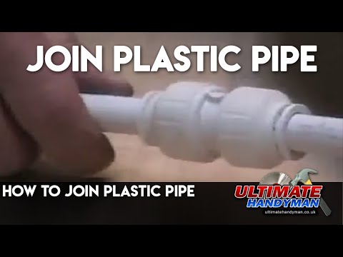 Video: Cum îmbinați țevile de plastic?