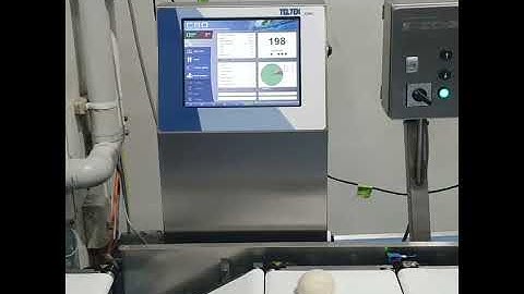 C80 Doughball checkweigher with rejection