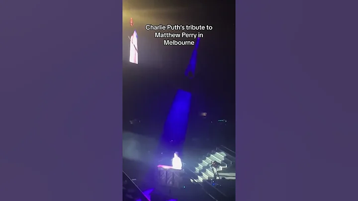 Charlie Puth Leads Tribute To Matthew Perry