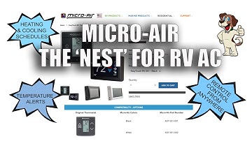 Micro Air Easy Touch ASY-351-X01 Installation - Internet-Connected RV Thermostat