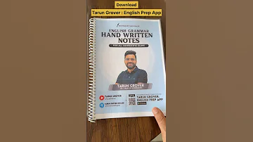 Free Hand Written Notes (E-Book) with Complete Course #english #notes #youtubeshorts #viral