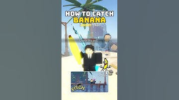 How to catch the NEW SECRET BANANA in Roblox FISCH! #roblox #fisch #gaming
