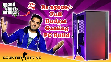 Budget Gaming Build Of Rs 25000 | i3 10100 | H510 | GTA 5 Gaming PC