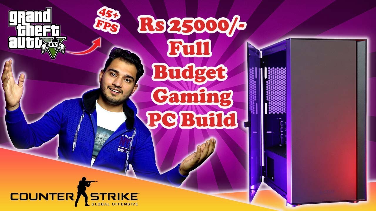 Budget Gaming Build Of Rs 25000 | i3 10100 | H510 | GTA 5 Gaming PC ...