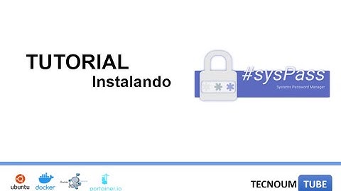 Instalação do Syspass