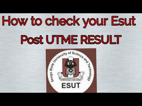 How to check your Esut Post utme result