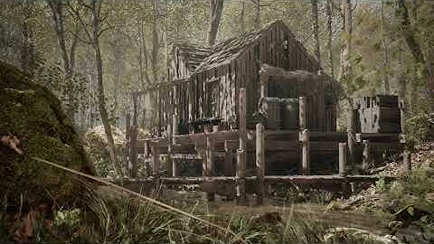 Unreal Engine 4 - Forest Cabin Environment - Spring