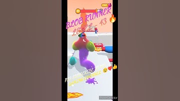 BLOB RUNNER 3D 🔥|| ANDROID IOS GAMEPLAY 🎮 || LEVEL - 43 MISSION COMPLETED 👍❤️