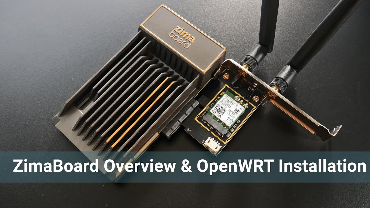 Zimaboard Overview - OpenWRT Installation & Performance Test 