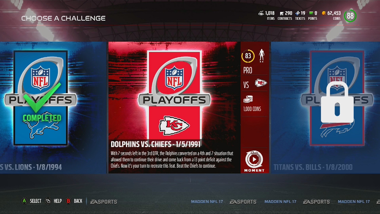 Madden NFL 17 | MUT Playoffs | Wild Card Challenge #7 | Chiefs