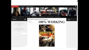 NEED FOR SPEED THE RUN 100% SAVE GAME DOWNLOAD
