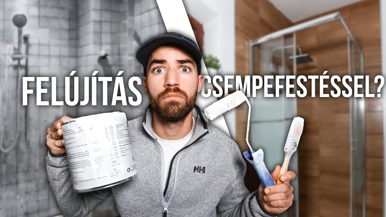 Fürdőszoba Felújítás CSEMPEFESTÉSSEL? - #DIYÁbelFürdőszoba