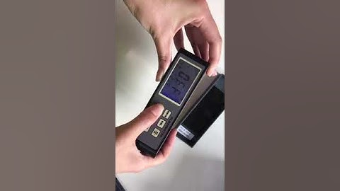 2018年7月5日20°/60°Gloss Meter GM-26