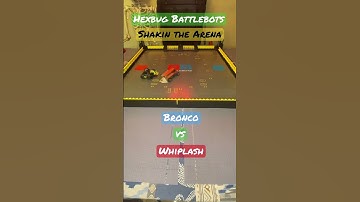 Bronco vs Whiplash .. Shakin The Arena  #hexbugbattlebots #hexbugvideos #battlebots