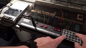 Demo of Busch Microtronic 2090 + 2095 Cassette Tape Interface