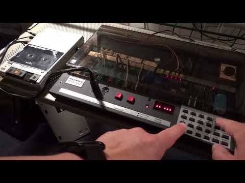 Demo of Busch Microtronic 2090 + 2095 Cassette Tape Interface