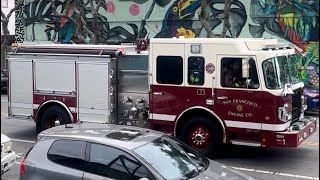 San Francisco Fire Dept. Engine 7 Heading out