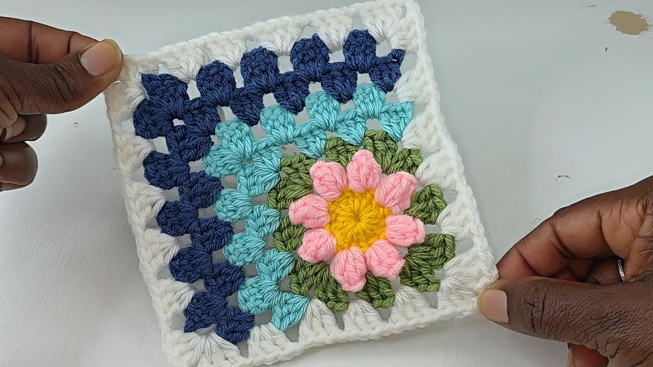 🧶Stunning Mitered Granny Square Tutorial - YouTube