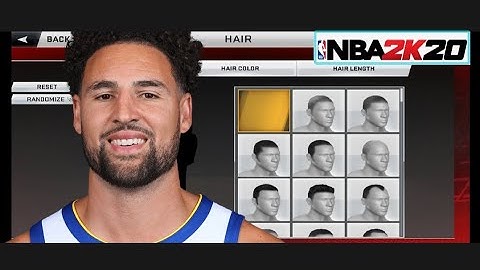 Klay Thompson Face Creation | NBA 2K20 Mobile