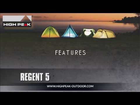 High Peak Regent 5 Aufbauanleitung / setup incl features - YouTube