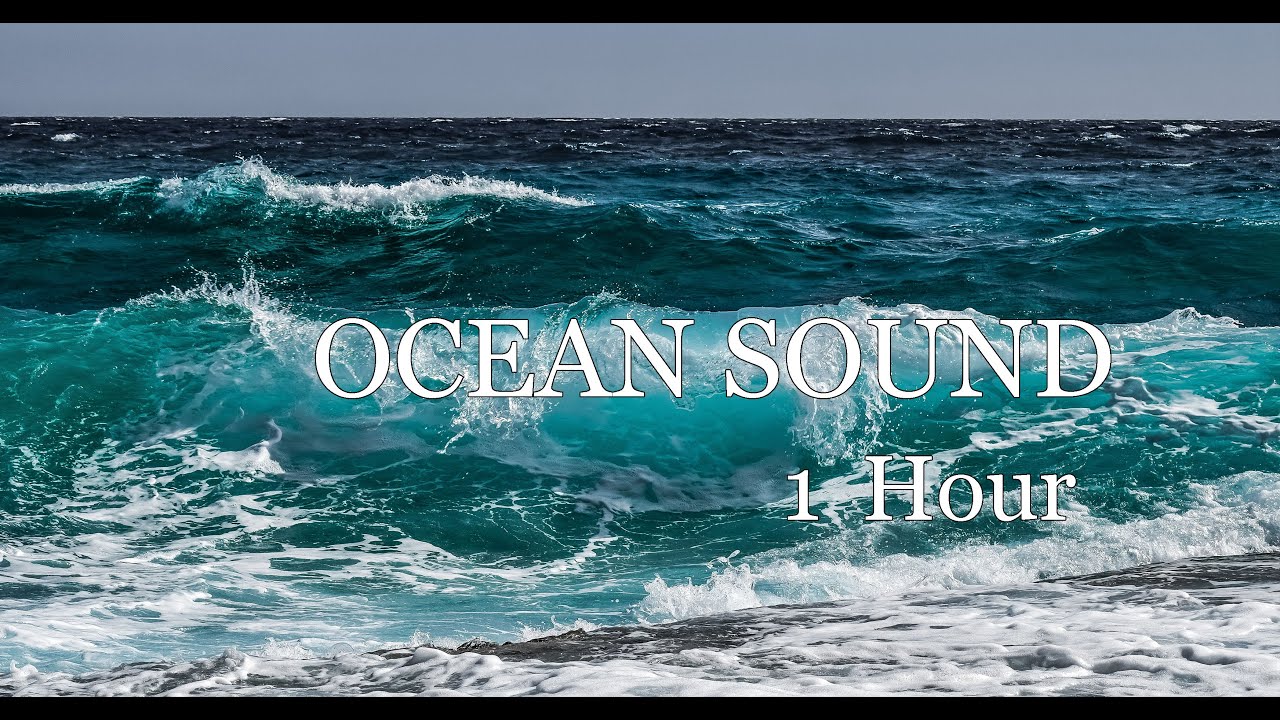 Son de l'océan 1 heure Ocean sound 1 hour YouTube