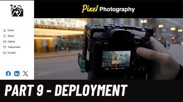 Design A Photography Website Using HTML, CSS & JavaScript (Part 9) - Deployment