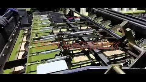 Core veneer composer machine/core builder/ core veneer splicing machine working well before loading