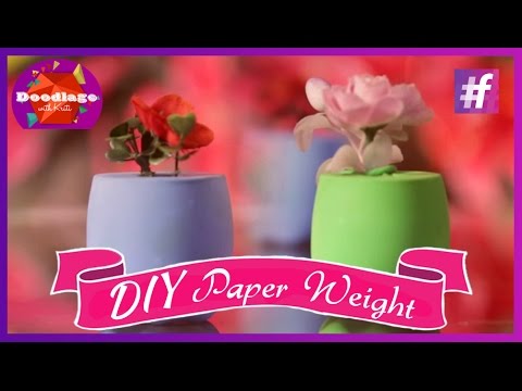 DIY Paper Weight Craft With Ice Cream Cup / Best out of waste