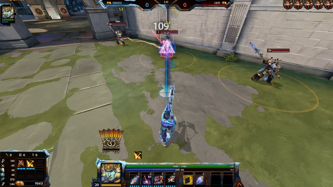 Smite neon Rama skin bug
