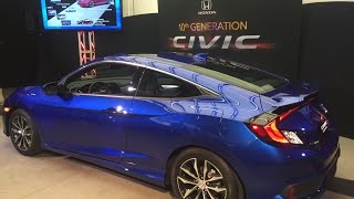 2016 Honda Civic Coupe walk around (1st look)