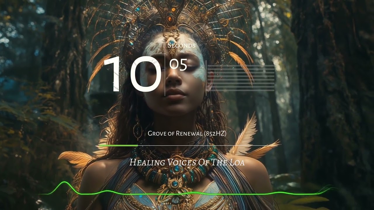 🌿 Healing Voices of the Loa: Grove of Renewal (852Hz – Spiritual Awakening)