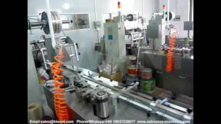 F shape packaging machine for puff bar