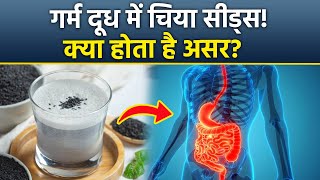 Chia Seeds With Milk गरम दध म चय सडस मलकर पन क जबरदसत फयद,Benefits In Hindiboldsky
