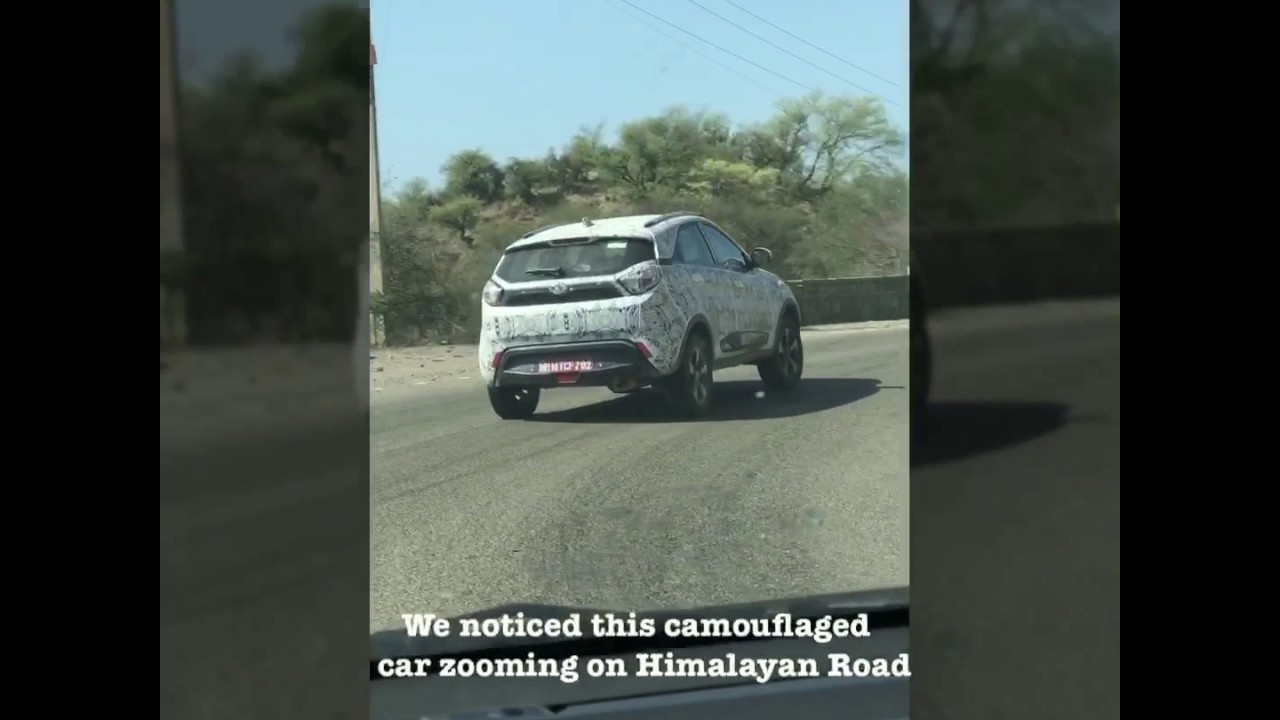 Chasing the camouflaged Tata nexon