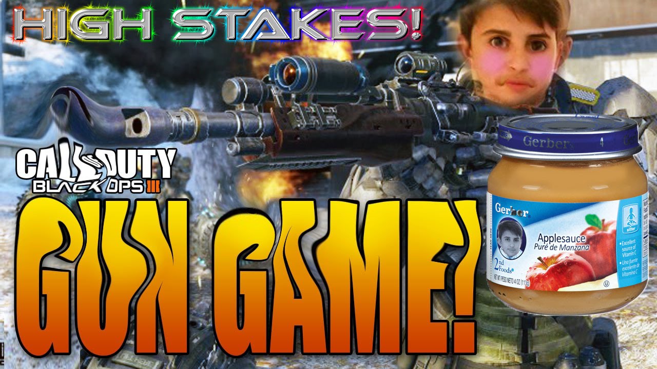 High Stakes: COD Gun Game BO3! - BABY FOOD!?!? - YouTube