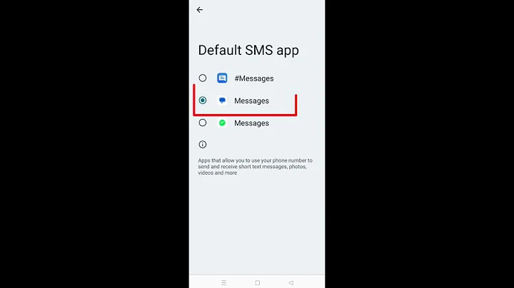 How to set Google messages as default SMS app in Android phone