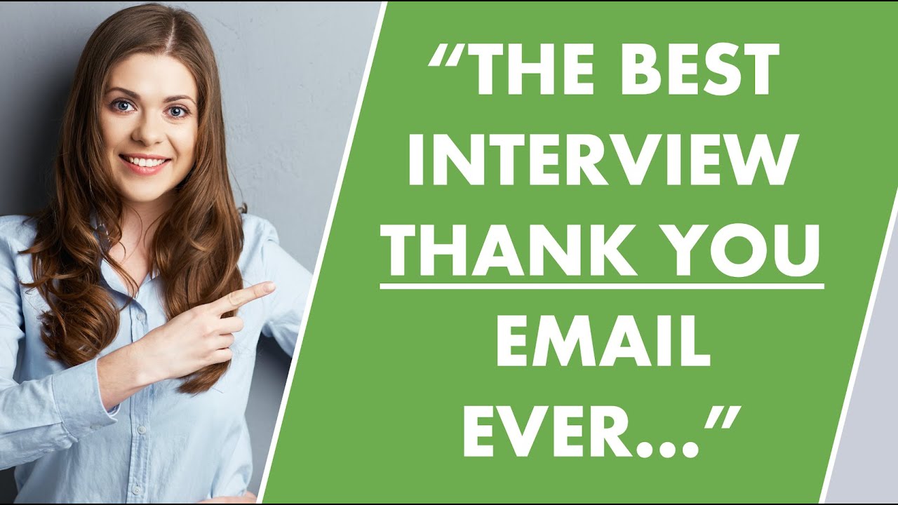 ⁣How To Write an INTERVIEW FOLLOW UP EMAIL! (The PERFECT Follow Up Email after a JOB interview!)