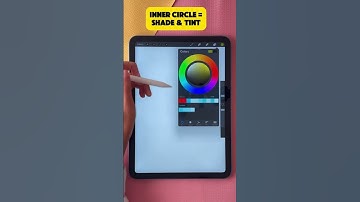 Procreate Color Wheel Explained - Easy Guide for Beginners #shorts #procreate
