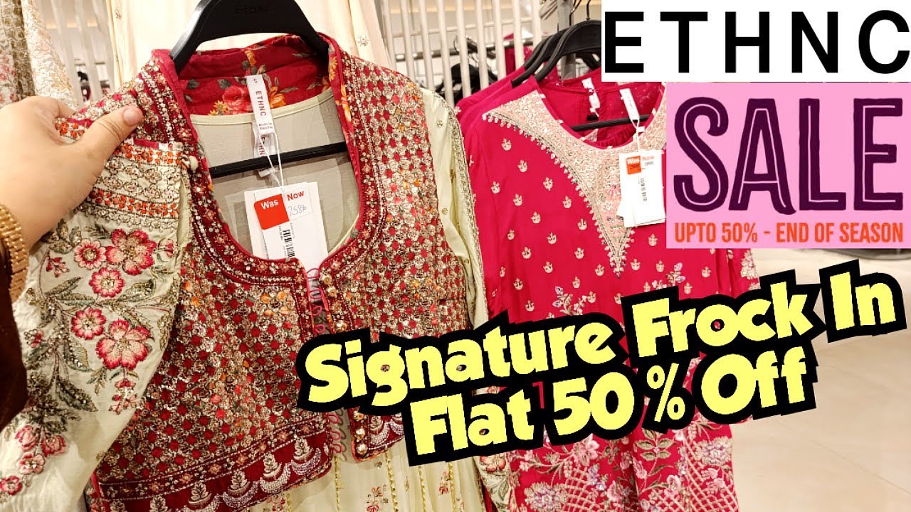 ETHNIC Boutique Flat 50 Off Sale🔥Ethnic Frocks Flat 50% Off😱 Ethnic Sale today 2025