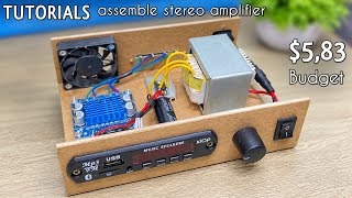 How to Properly Assemble a Stereo Power Amplifier using a TPA3110 and Bluetooth | for beginners