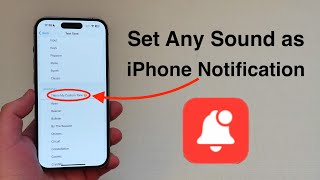 How to set ANY Sound as iPhone Notification - Free and No Computer! screenshot 3