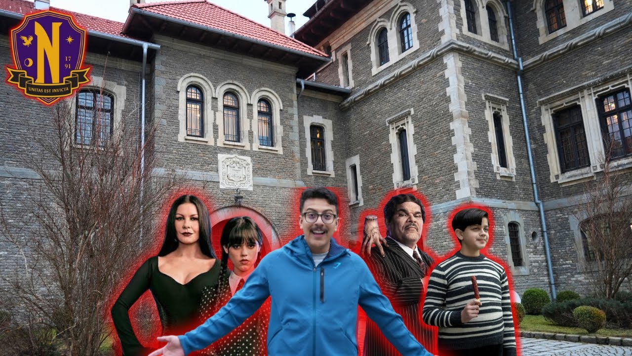 В среду я посетил съёмки Nevermore Academy в Румынии!