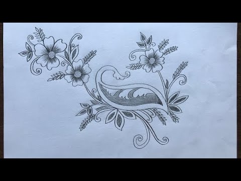 Flower drawing, Simple flower drawing, Flower drawing design