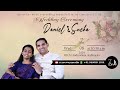 Wedding live telecast  daniel  sneha