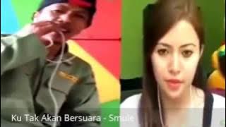 Keren!! Pak Hansip Bersuara Emas Duet Dengan Shima Smule - Ku Tak Akan Bersuara