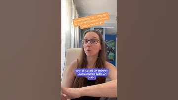 Screenwriting Tips - Why You Should NOT Include Camera Calls in Your Script