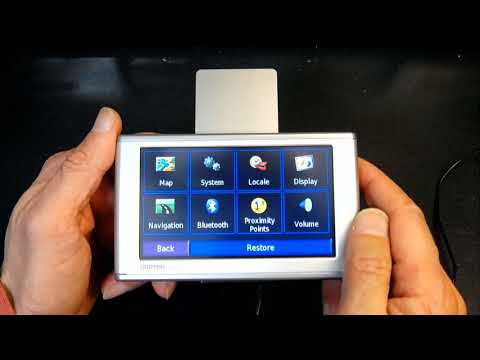 Tutorial sobre como usar e operar um Garmin Nuvi 650 660 670 680 GPS