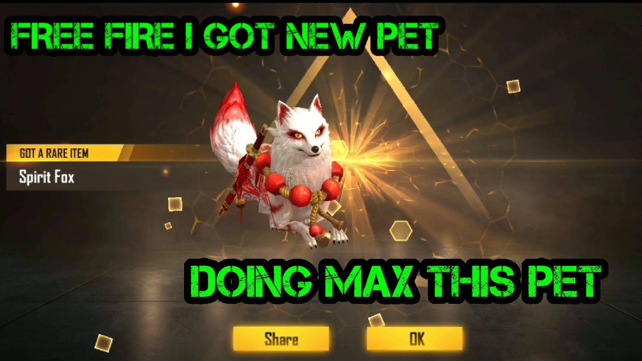 FREE FIRE NEW PET FIRE FOX||DOING MAX AND EXPLAIN ABILITY|| - 