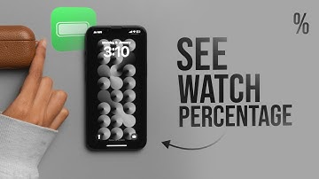 How to See the Apple Watch Charge Percentage from iPhone (tutorial)